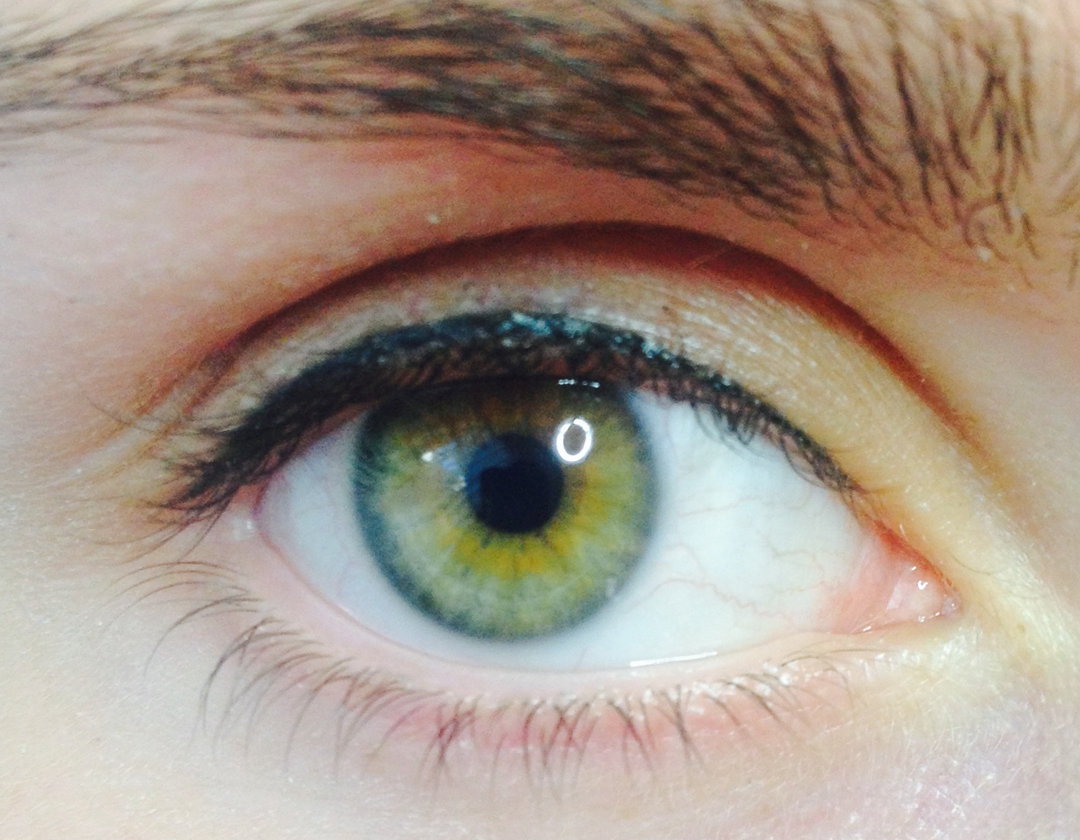 Permanent-Make-up-Lidstrich am Auge